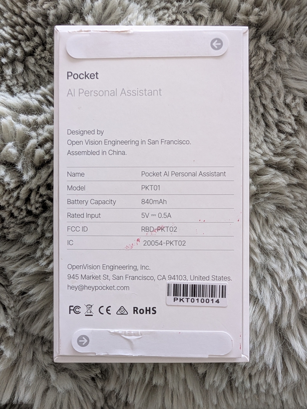 Pocket AI Personal Assistant - Pink - Picture 5 of 5